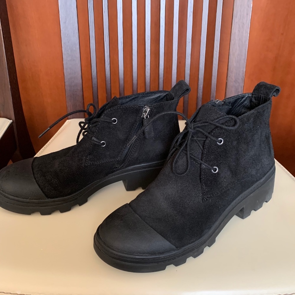 Eileen Fisher Reese Suede Fashion Boots